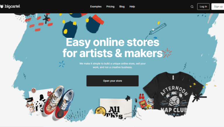 Big Cartel Ecommerce No Code Builder