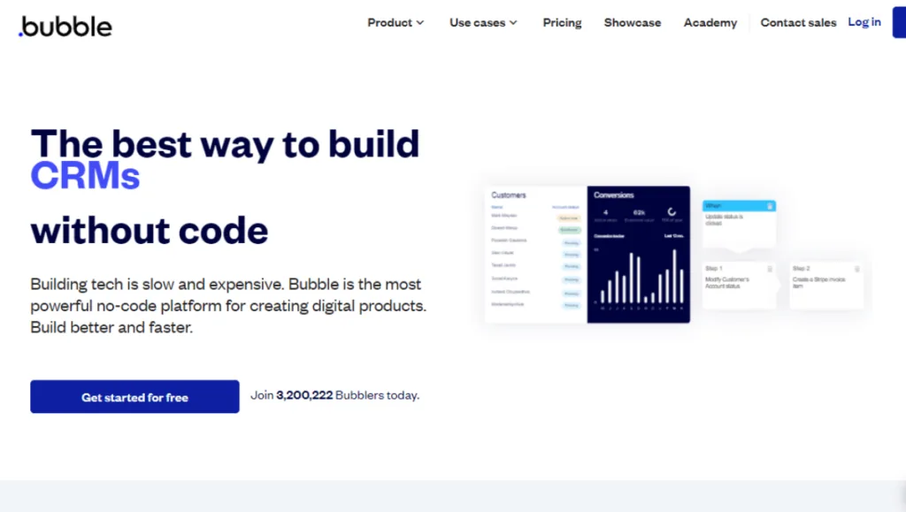Bubble io Web App Builder