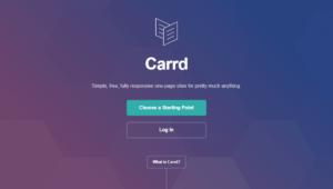 Carrd No Code Builder