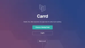 Carrd No Code Builder
