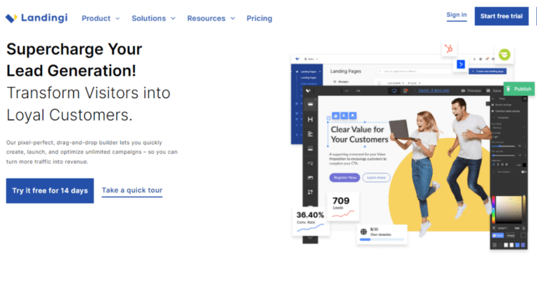 Landingi Landing Page Builder
