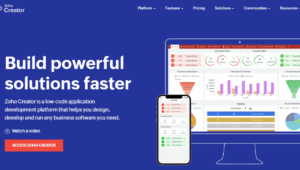 Zoho Creator Mobile App Builder