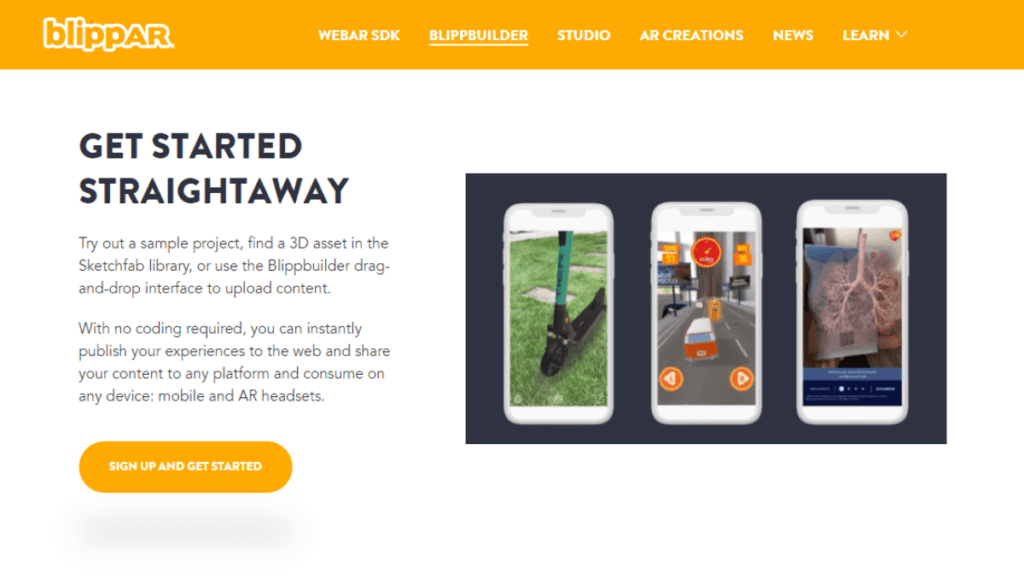 BlippAR No Code AR Builder
