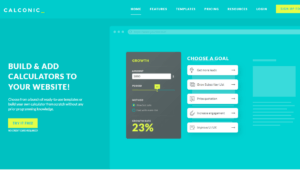 Calconic No Code Calculator Builders