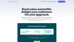 ConvertCalculator No Code Builders