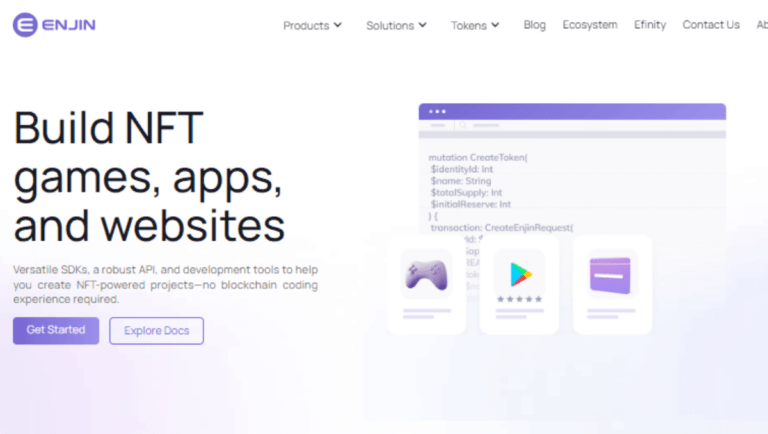 Enjin Top No Code Tools