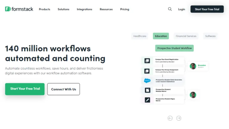 Formstack No Code Form Builder