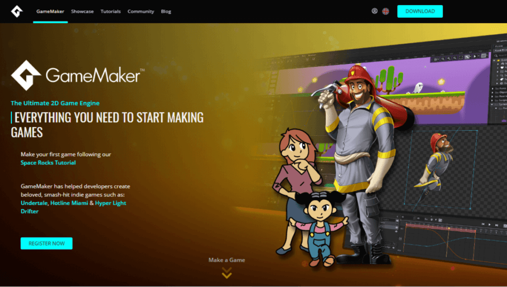 GameMaker No Code Game Engine