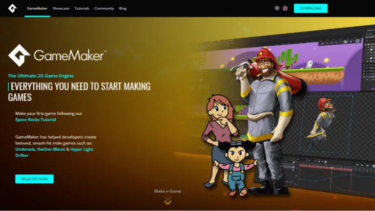 GameMaker No Code Game Engine