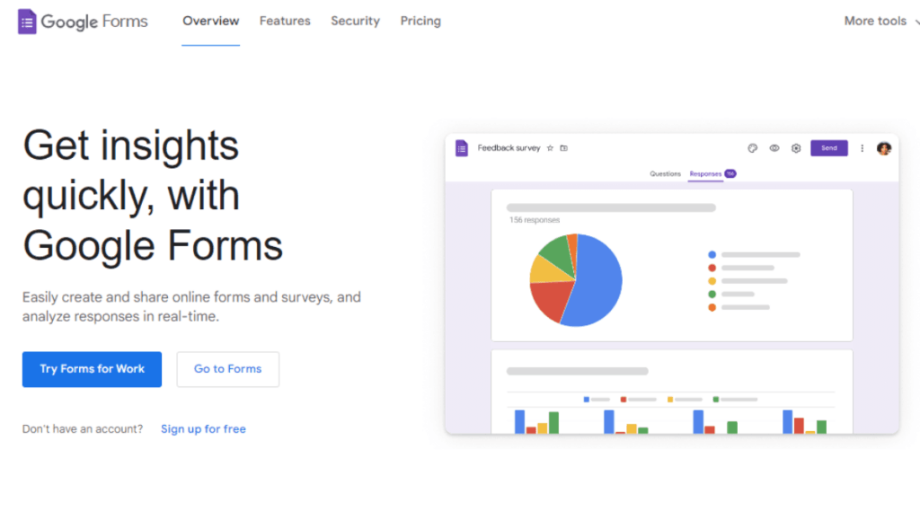Google Forms No Code Form Builder
