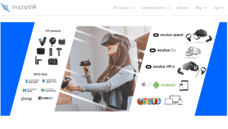 InstaVR No Code VR Builder