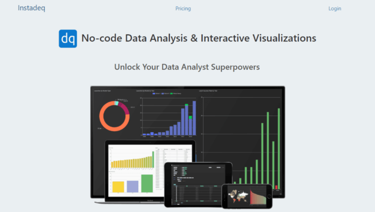 Instadeq No Code Analytics Tool