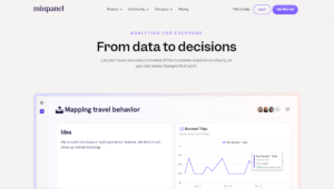 Mixpanel No Code Analytics Tool