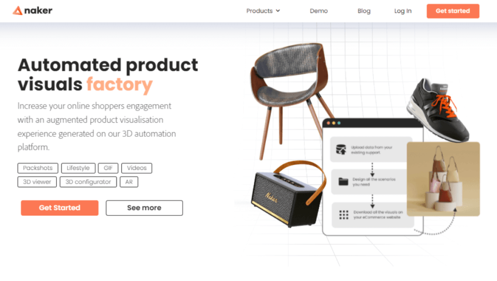 Naker No Code 3D Builder