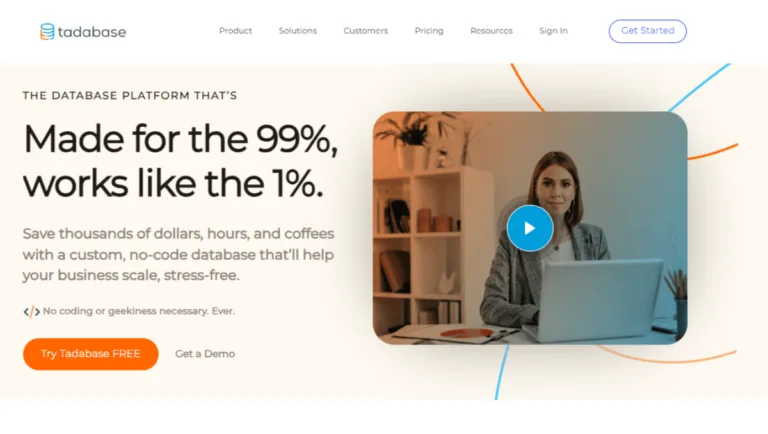 Tadabase No Code Database Builder