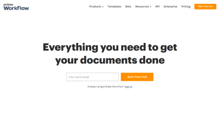 airSlate Workflow Automation Tool