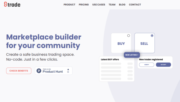 8trade no code marketplace builder