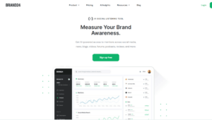 Brand 24 No Code social media tool