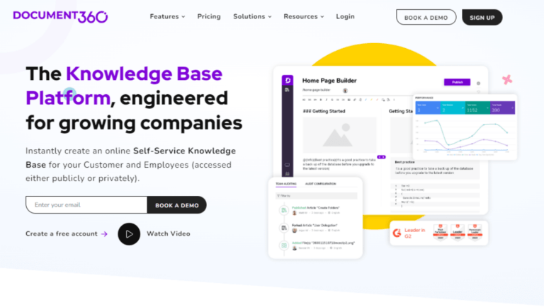 Document360 no code knowledge base builder
