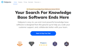 Helpjuice no code knowledge base builder