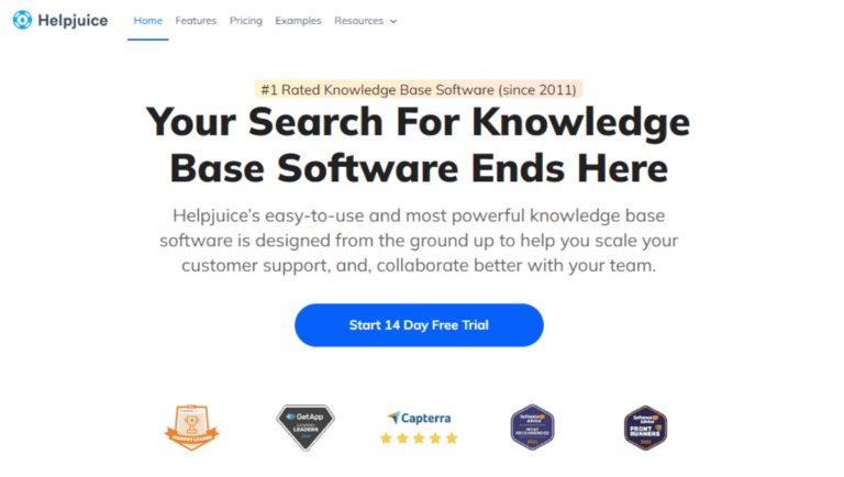 Helpjuice no code knowledge base builder