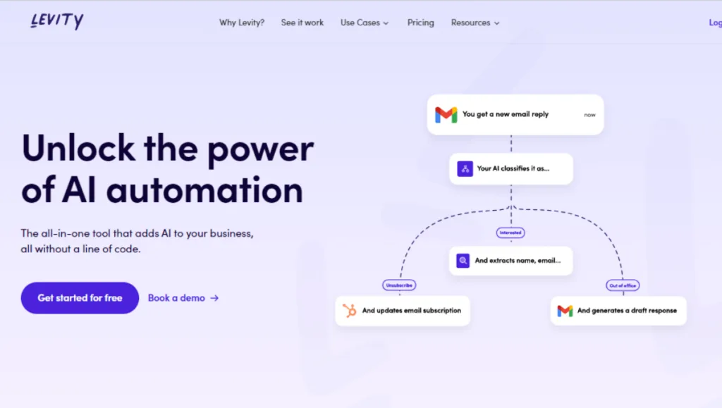 Levity No Code AI Tool