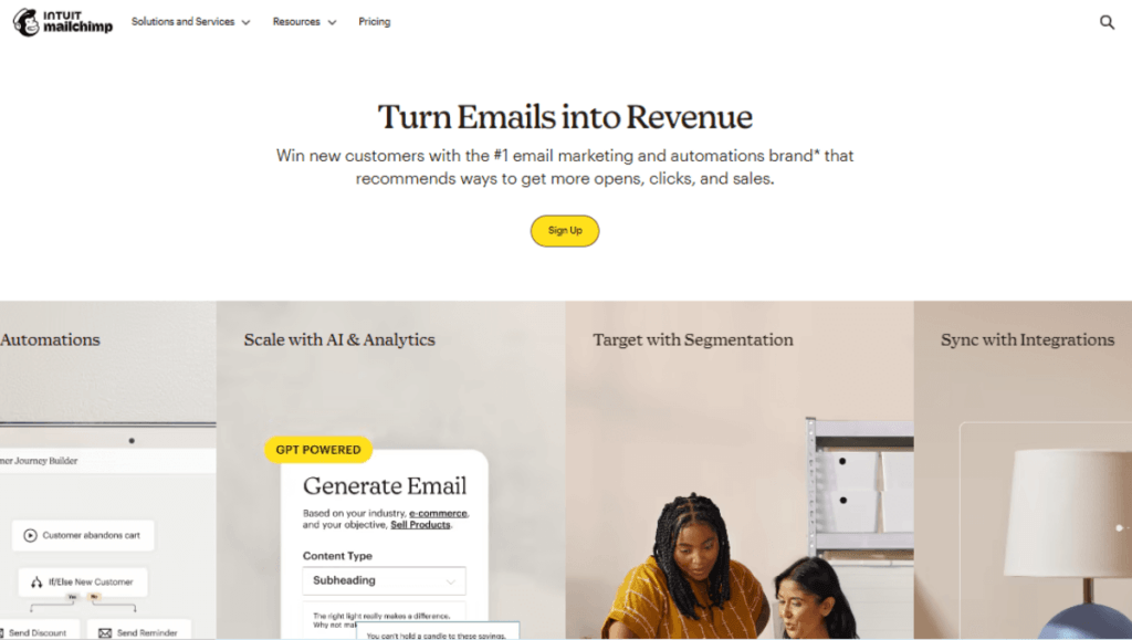 Mailchimp No Code Email