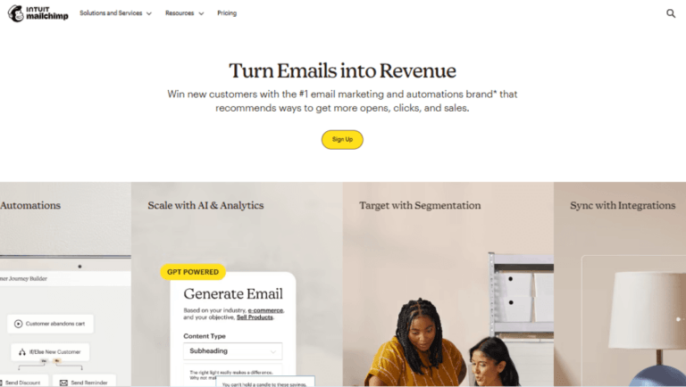 Mailchimp No Code Email