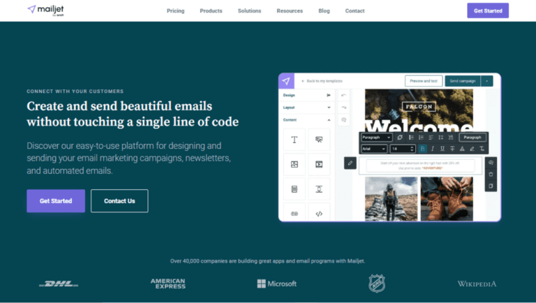 Mailjet No Code Email