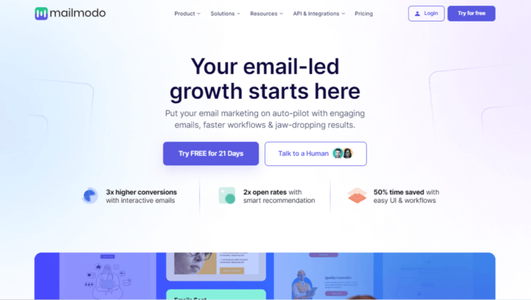 Mailmodo No Code Email