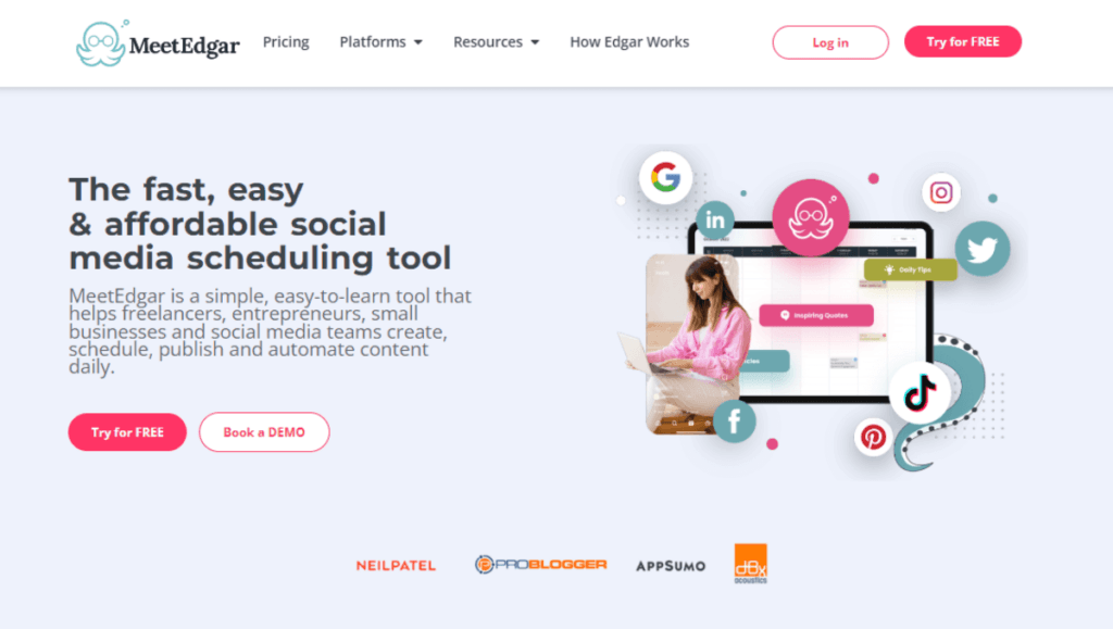 MeetEdgar No Code social media tool