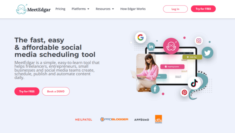 MeetEdgar No Code social media tool