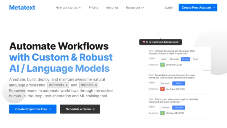 Metatext No Code Tool