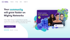Mighty Networks no code membership builder