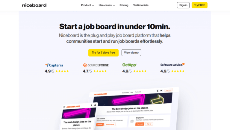Niceboard No Code Job Builder