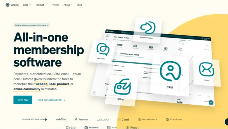 Outseta no code membership builder