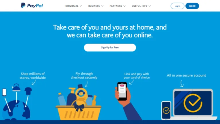 PayPal no code payment solution