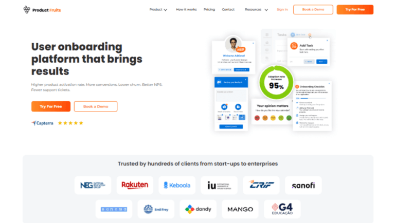 Product Fruits No Code Onboarding Tool
