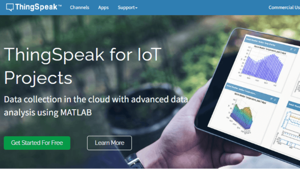 ThingSpeak no code iot tool