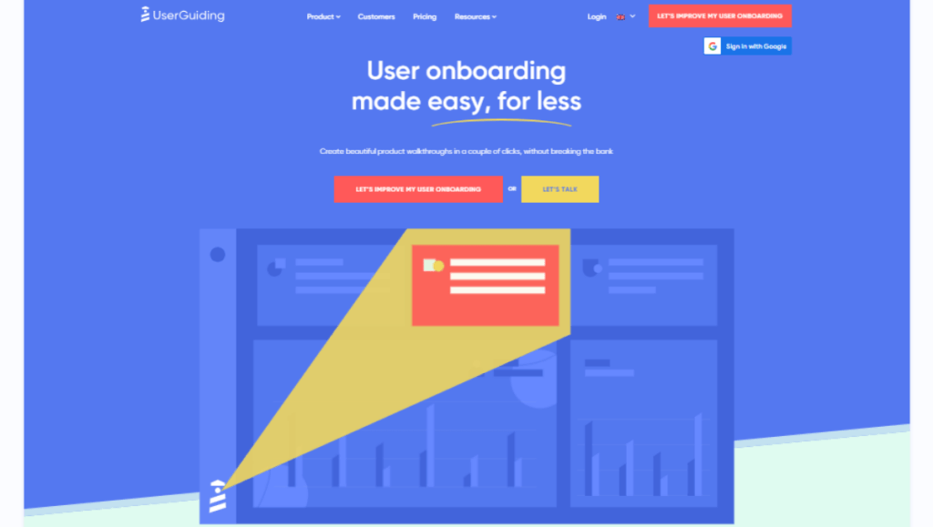 UserGuiding No Code Onboarding Tool