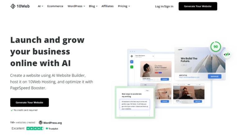 10Web no code Website Builder