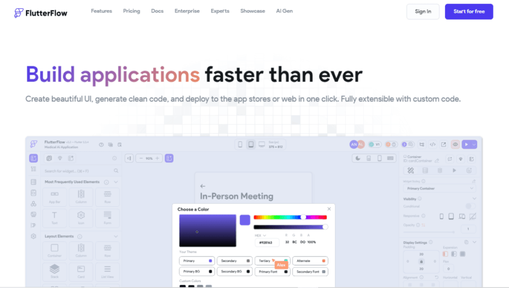 FlutterFlow Top NoCode Tools
