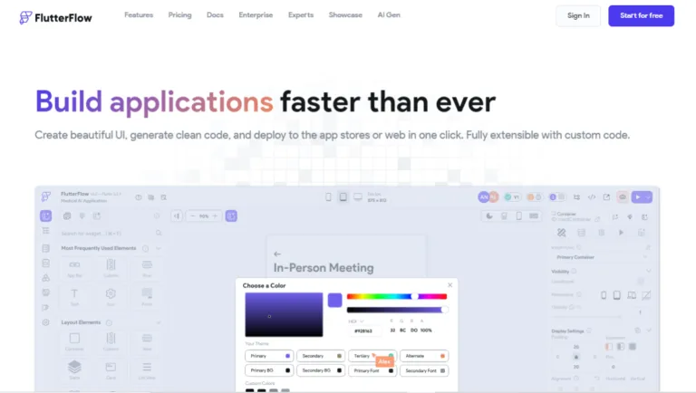 FlutterFlow Top NoCode Tools
